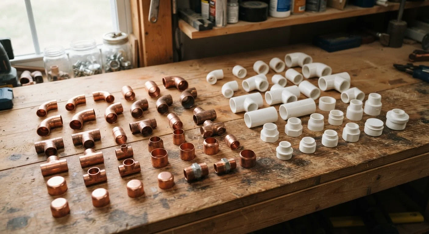 A Homeowner's Reference Guide to Common Plumbing Fittings