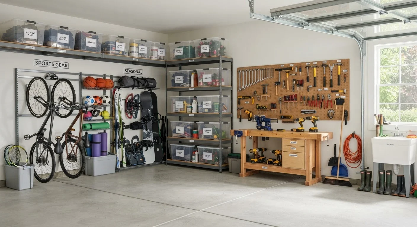 Garage Organization: Turning a Dumping Ground Into a Functional Space