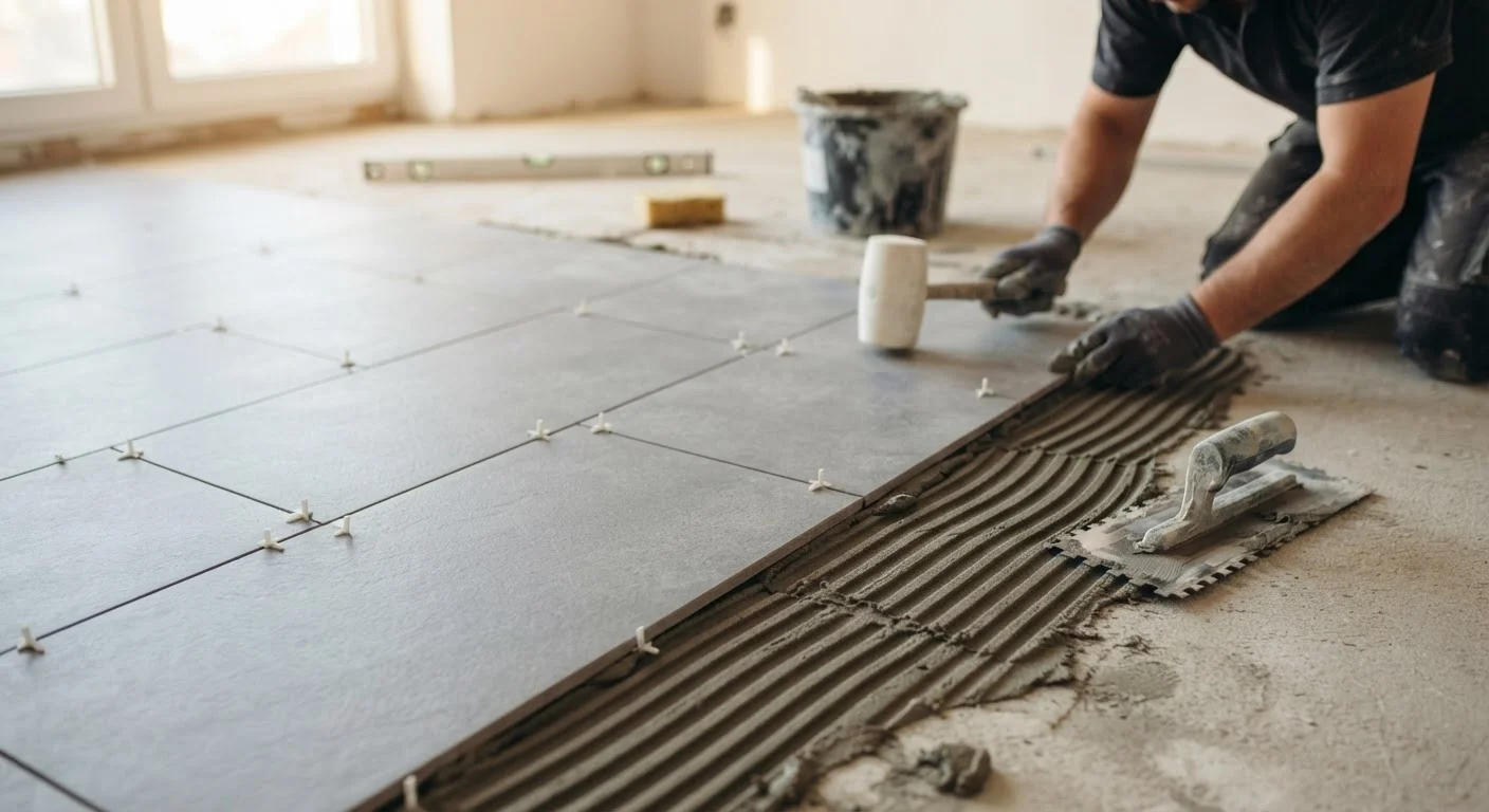 Keeping a Tile Installation Flat, Level, and Lasting