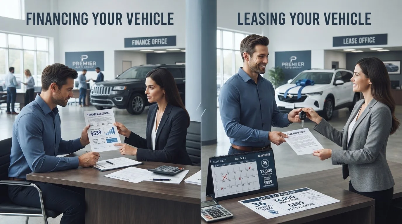 Leasing vs. Financing a Vehicle: A Side-by-Side Look at How Each Works
