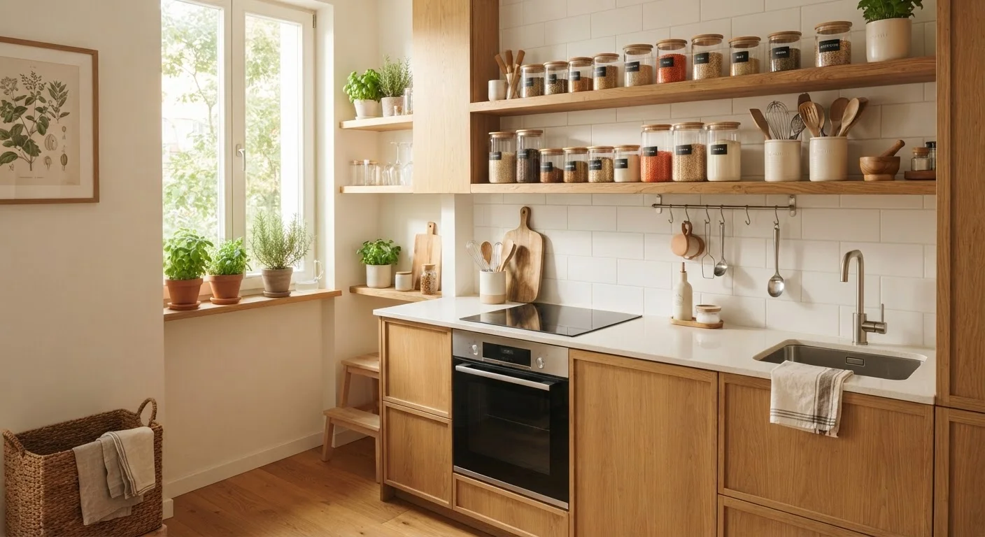 Organizing a Small Kitchen Without Losing Counter Space