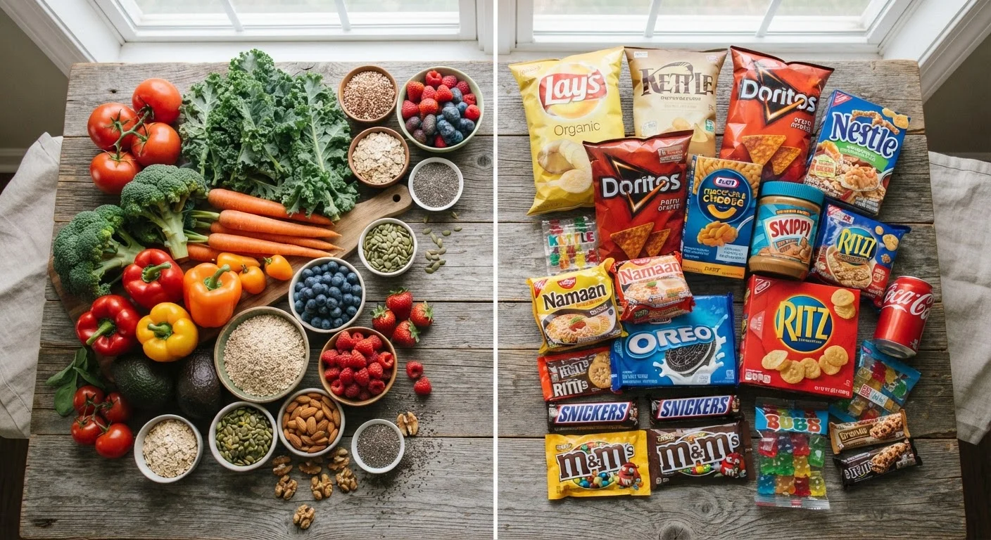 Whole Foods vs. Processed Foods