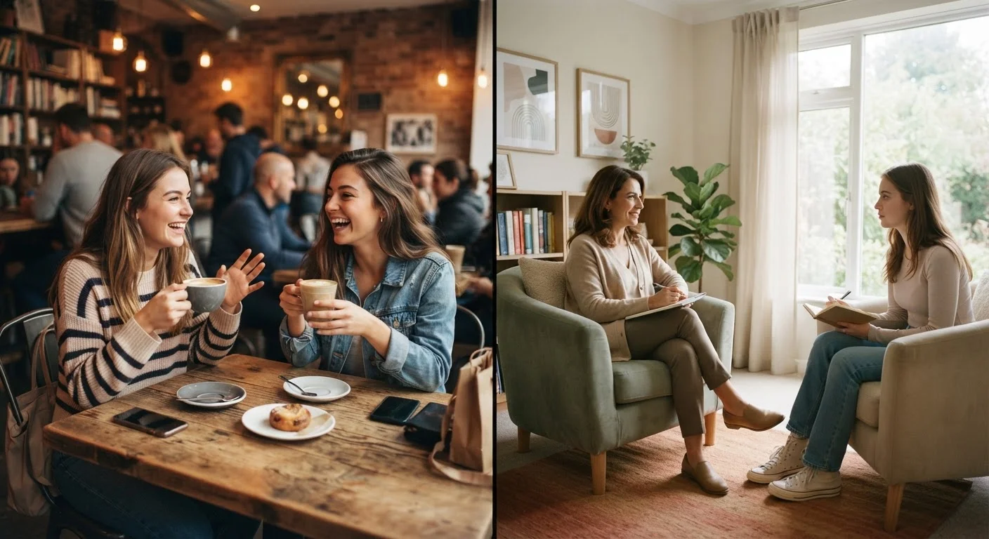 Why Venting to Friends Isn't the Same as Talking to a Therapist