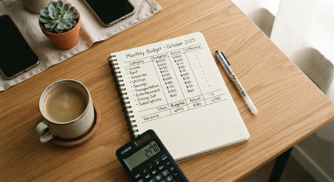 Your First Monthly Budget: A Practical Starting Point